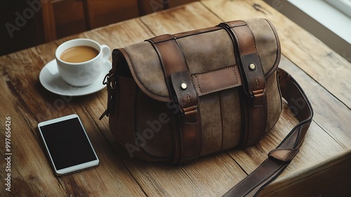 Everyday Style – Casual Crossbody Bag with Leather Accents and Daily Essentials Like Sunglasses, Wallet, and Keys, Showcasing a Chic and Practical Lifestyle Flat Lay for Modern Urban Living