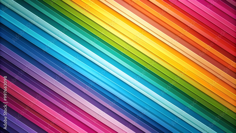 Obraz premium Abstract background with colorful diagonal stripes, stripes, abstract, background, design, pattern, colorful, texture