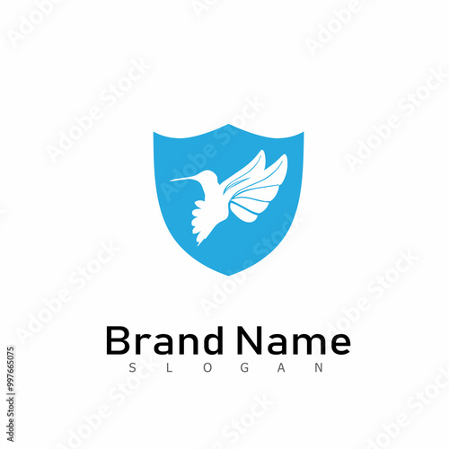 bird logo wing design animal symbol