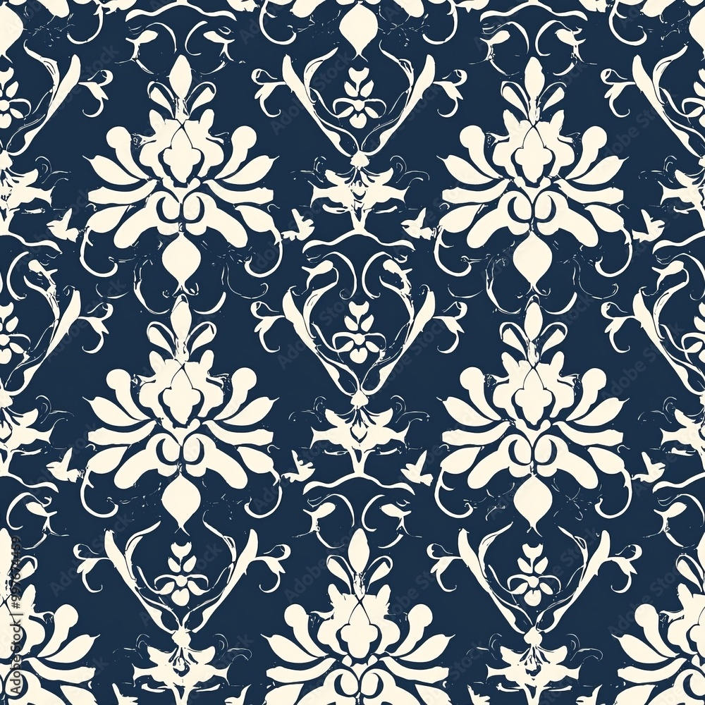 Seamless pattern of ornate lace overlays Seamless pattern of ornate lace overlays
