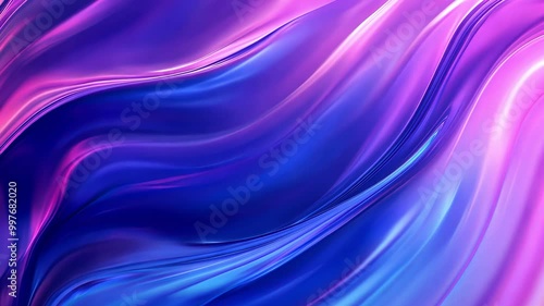 Wallpaper Mural Abstract blue-purple fluid gradient dynamic background Torontodigital.ca