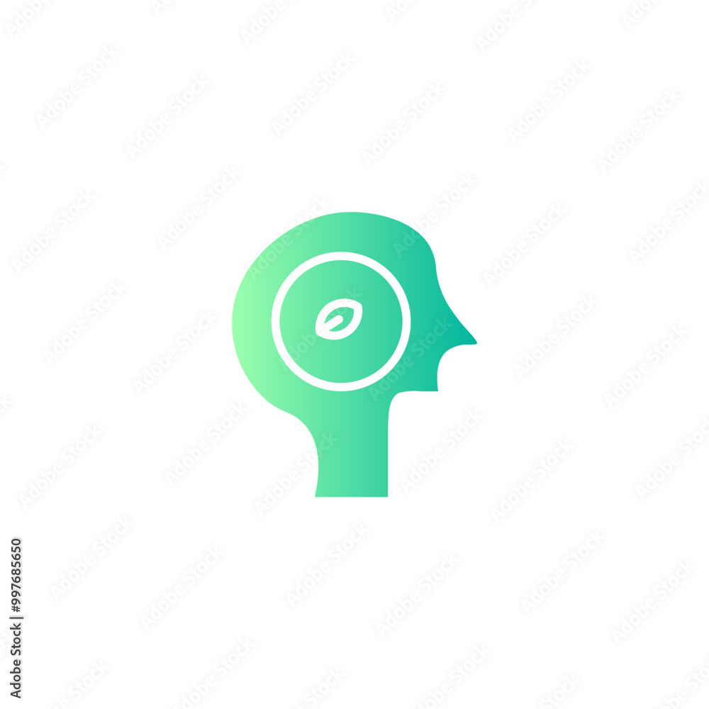 think eco gradient icon think eco gradient icon