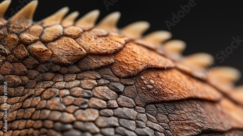 Wallpaper Mural Close-up of Lizard Skin Texture and Patterns. Torontodigital.ca