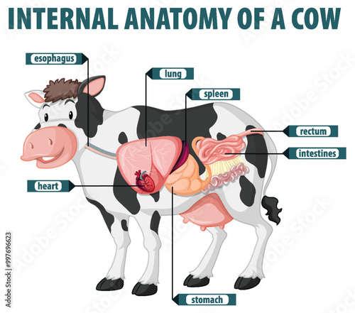 Internal Anatomy of a Cow