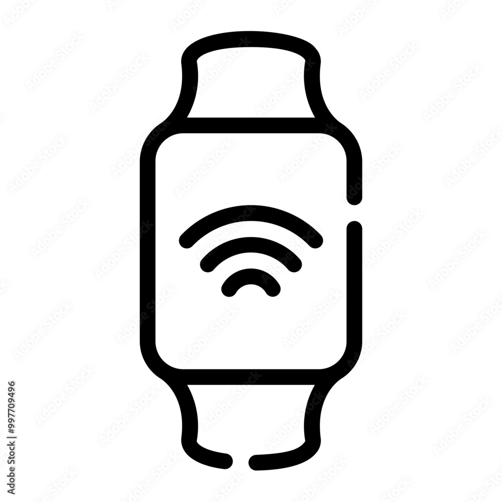 smartwatch Line Icon smartwatch Line Icon