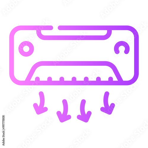 ac Line Gradient Icon