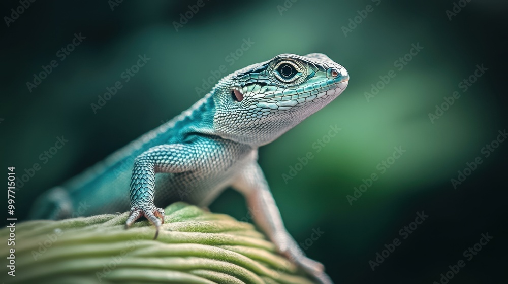 Experience the intricate patterns of a lizard in stunning macro photography Experience the intricate patterns of a lizard in stunning macro photography