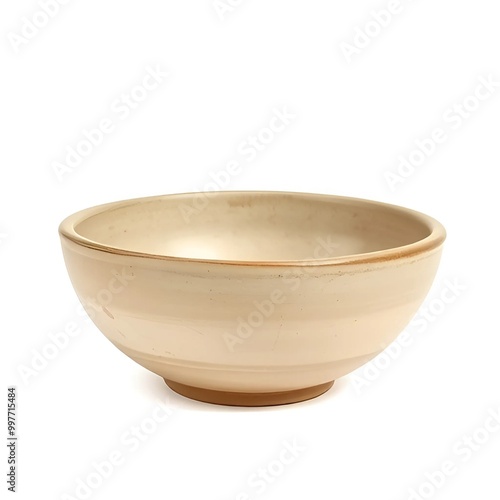 ceramic bowl isolated on white