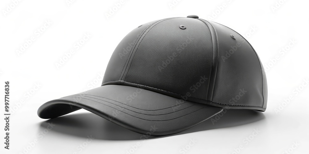 Black Baseball Cap Closeup - Minimalist Style, Luxurious Texture, Professional Headwear Isolated Product Shot for E-Commerce and Marketing Black Baseball Cap Closeup - Minimalist Style, Luxurious Texture, Professional Headwear Isolated Product Shot for E-Commerce and Marketing