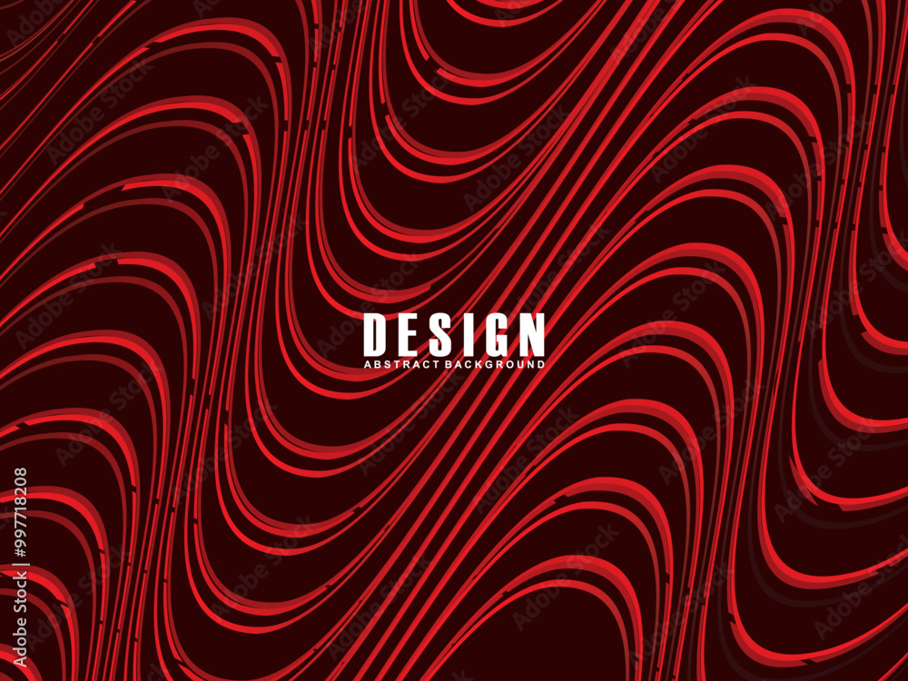 Abstract red glowing geometric lines on dark red background. Modern shiny red wavy lines pattern. Futuristic technology concept, suitable for covers, posters, banners, brochures, websites, etc. Abstract red glowing geometric lines on dark red background. Modern shiny red wavy lines pattern. Futuristic technology concept, suitable for covers, posters, banners, brochures, websites, etc.