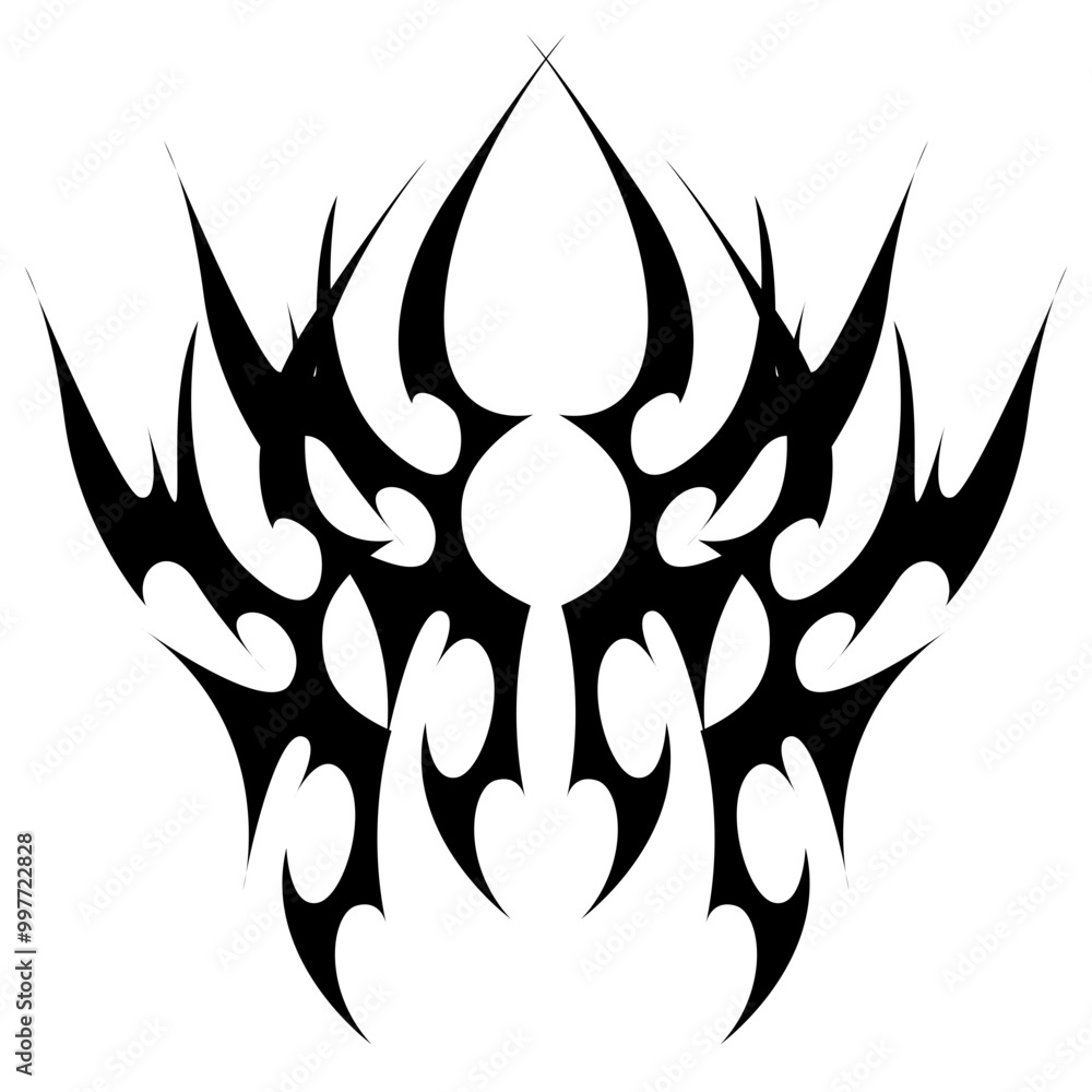 neotribal abstract wings shape neotribal abstract wings shape