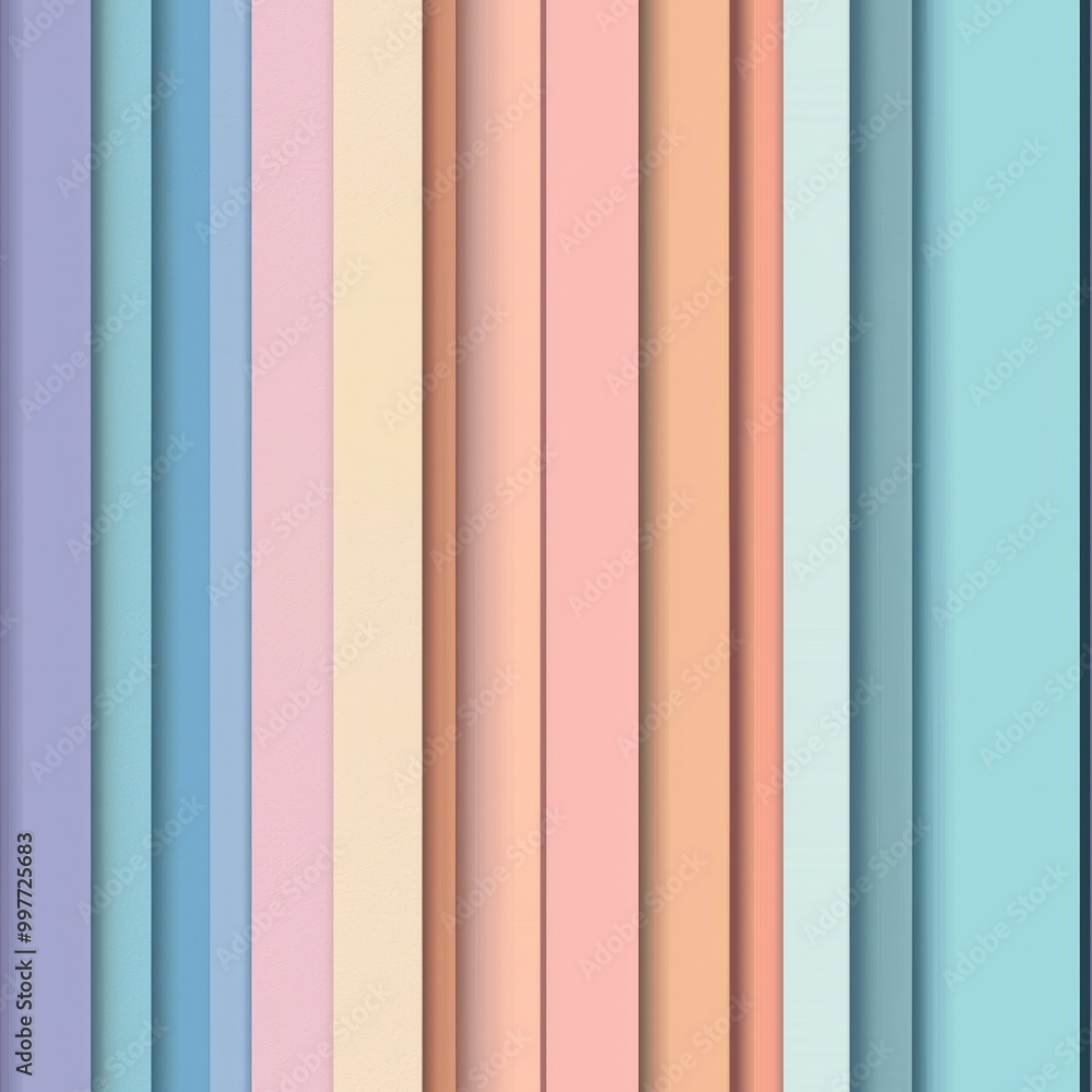 Seamless Pattern Of Pastel Gradient Stripes Seamless Pattern Of Pastel Gradient Stripes