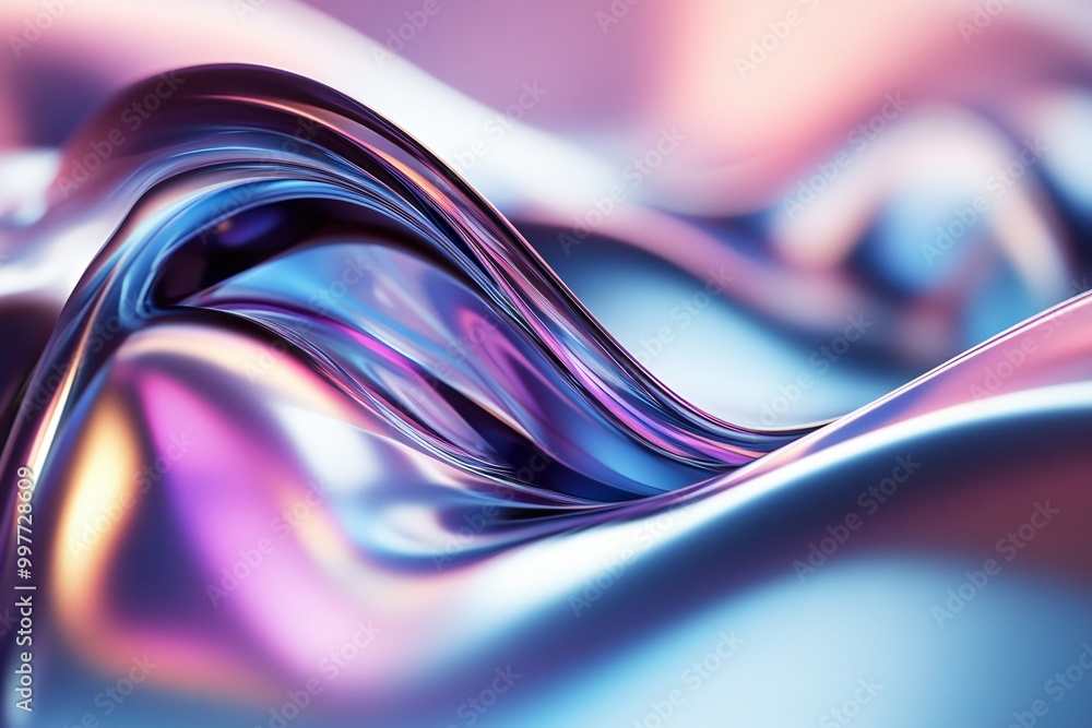 Naklejka premium Abstract 3D Shapes in Rhythmic Patterns