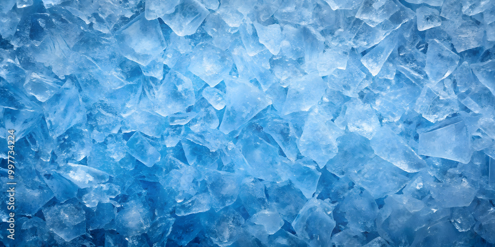 Obraz premium Blue ice texture background perfect for winter designs, blue, ice, texture, background, frost, frozen, cold, chill, winter
