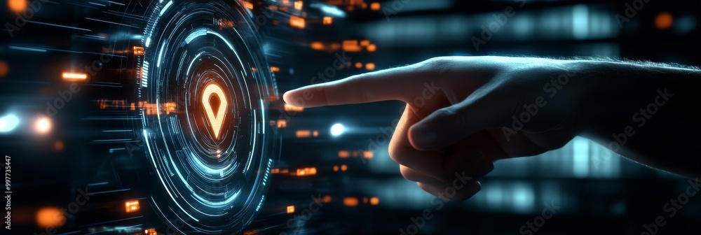 A hand points at arrows on a futuristic city map, symbolizing navigation, exploration, technology, urban development, and the future. A hand points at arrows on a futuristic city map, symbolizing navigation, exploration, technology, urban development, and the future.