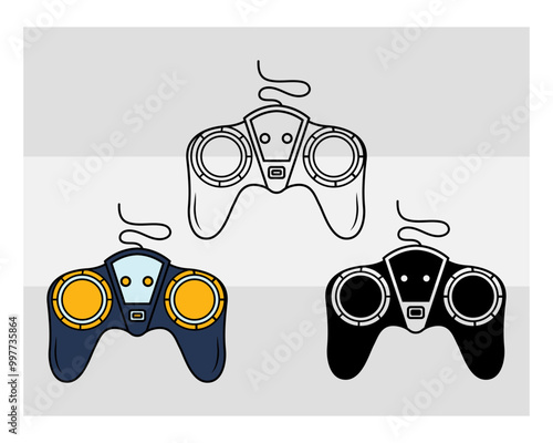 Remote Controller SVG Silhouette, Remote Controller Silhouette, Game Controller Svg, Game Svg, Video Game svg, Remote Controller Png, PlayStation Svg Images, Cut Files