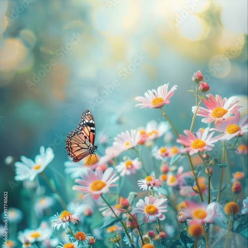 butterfly on a flower photo