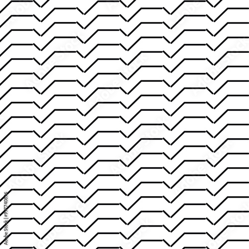 Geometric broken lines form a kind of staircase.