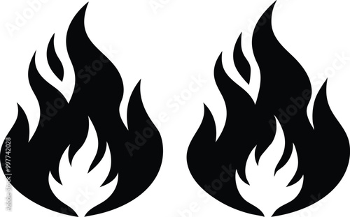 

Fire flame icon vector, Fire icon, Fire flame symbol

