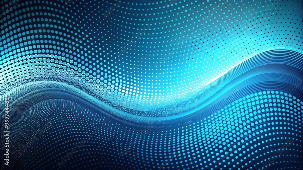Abstract blue swirling wave pattern on a dot background , wave, abstract, blue, pattern, dot, background, design, texture Abstract blue swirling wave pattern on a dot background , wave, abstract, blue, pattern, dot, background, design, texture