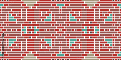 Traditional Thai Art Ethnic Tribal Patternfolk Embroidery, Aztec Geometric Ornament Print. Design for Carpet, Wallpaper, Clothing, Wrapping, Fabric