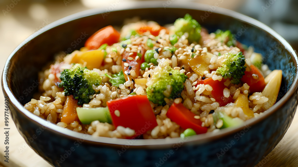 Wholesome Brown Rice with Vegetables and Lean Protein Wholesome Brown Rice with Vegetables and Lean Protein