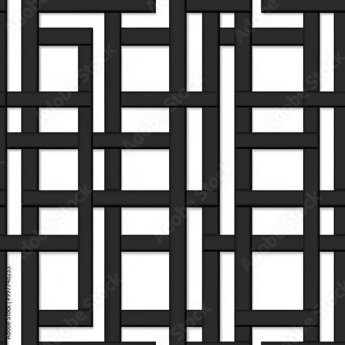 Seamless Pattern Of Mesh Grids And Grids