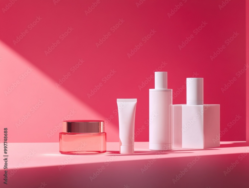 Beauty Products Mockup. Beauty Products Mockup.