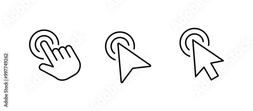 Mouse Cursors and Pointers icon set