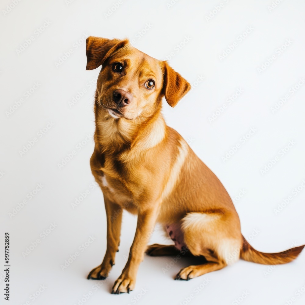 Cute Dog Portrait. Cute Dog Portrait.