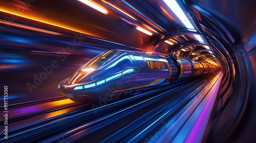 High-Speed Train Tunnel