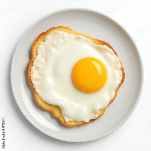  egg on a plate