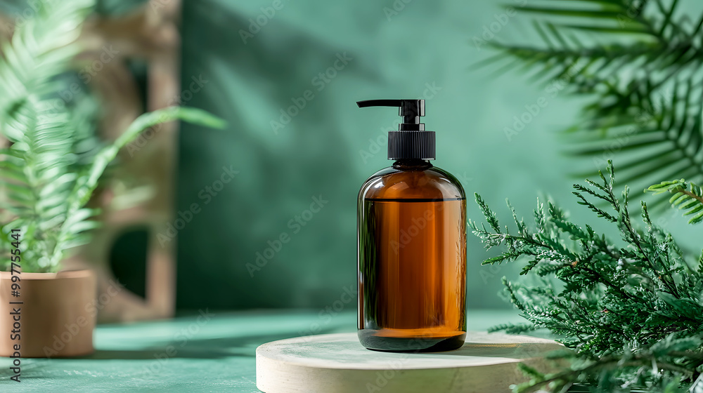 Natural Liquid Soap in Organic Green Packaging Natural Liquid Soap in Organic Green Packaging