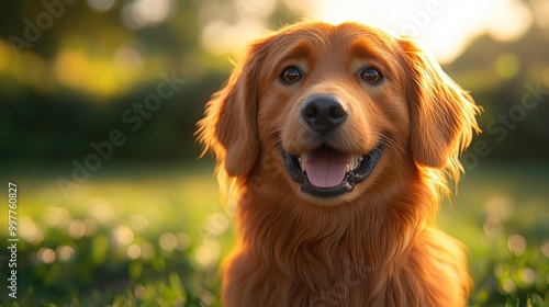 Golden Retriever Smile.