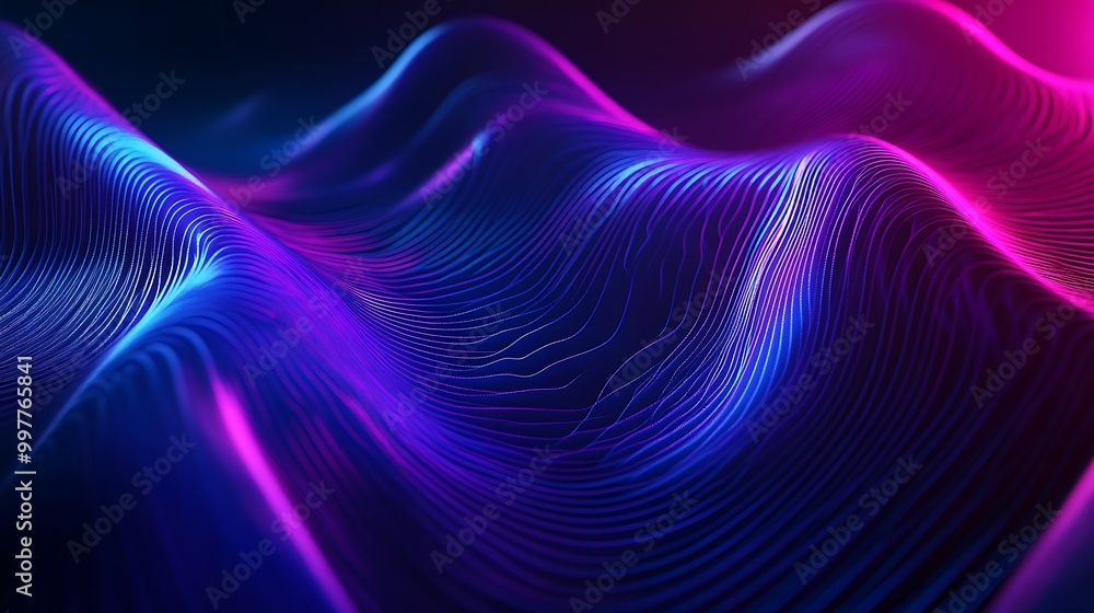 Abstract Neon Waves Abstract Neon Waves