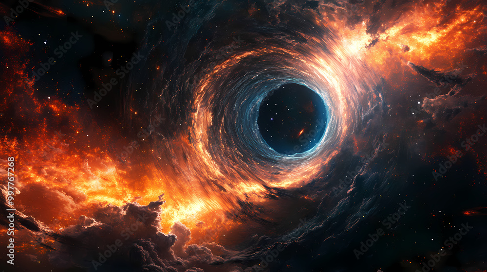 Space portal to the other dimension. Dimensional Rift. Illustration Space portal to the other dimension. Dimensional Rift. Illustration