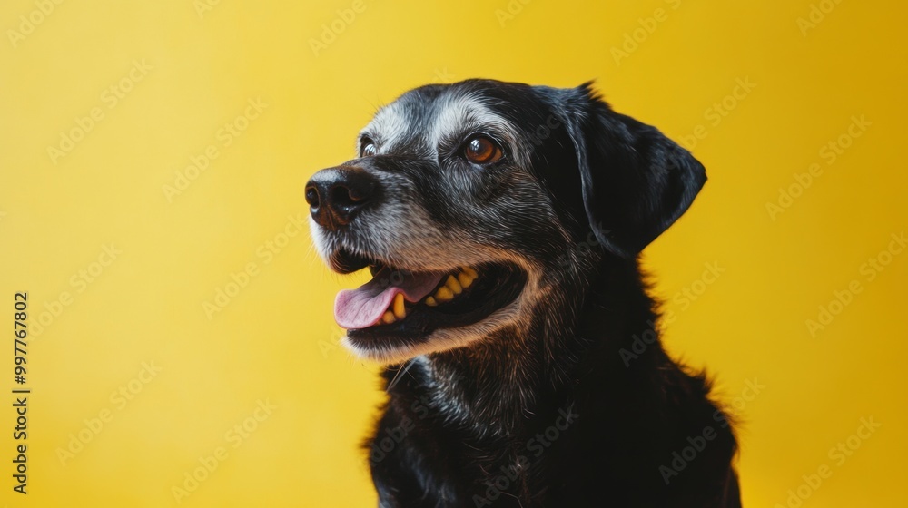 Senior Dog Portrait. Senior Dog Portrait.
