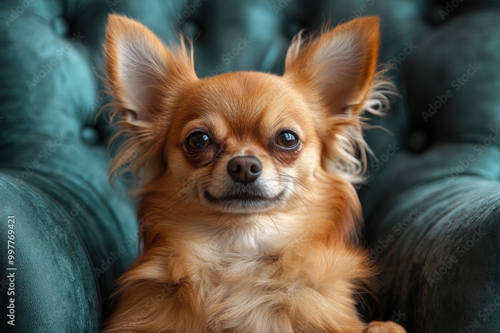 Cute Chihuahua Portrait. Cute Chihuahua Portrait.