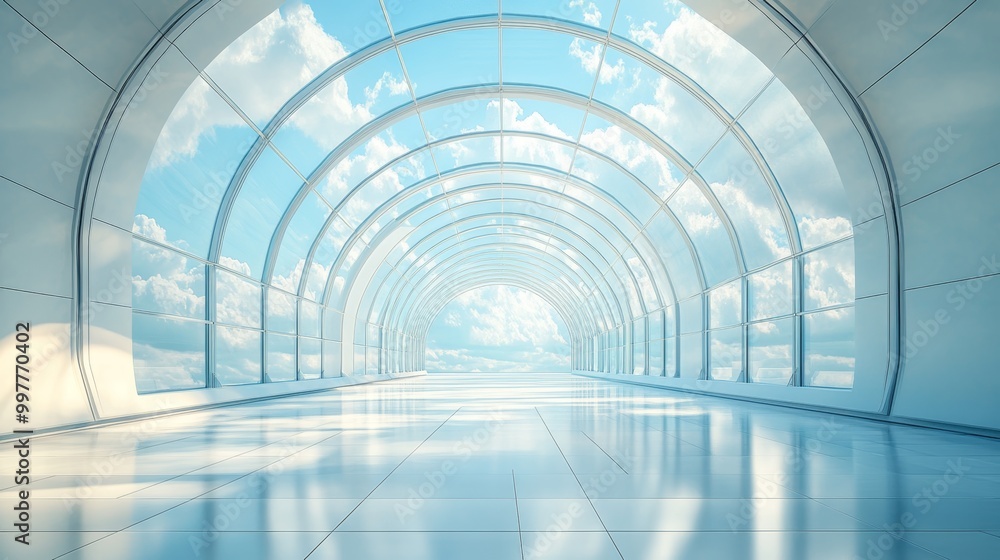 Futuristic transparent glass ceiling frame, blending seamlessly into a panoramic view of the sky, creating a surreal and open atmosphere for a luxury setting Futuristic transparent glass ceiling frame, blending seamlessly into a panoramic view of the sky, creating a surreal and open atmosphere for a luxury setting