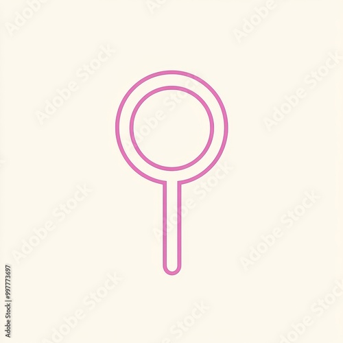 Wallpaper Mural artwork features a minimalist female gender symbol created with a soft pastel color palette, set on a bright white background for clarity Torontodigital.ca