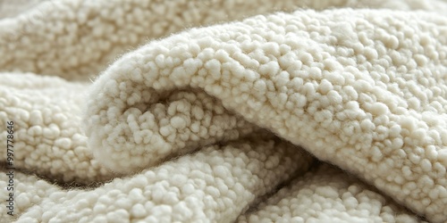 Soft, textured fabric in a cozy, folded arrangement.