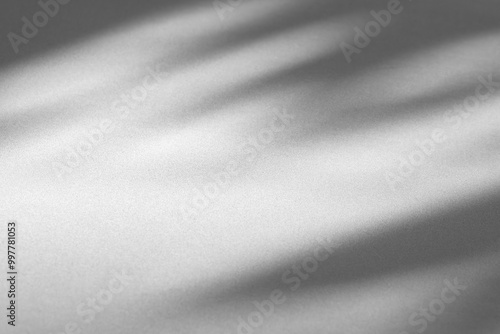 Wall interior background, studio and backdrops show products.with shadow from window color white and grey. background for text insertion and presentation product 