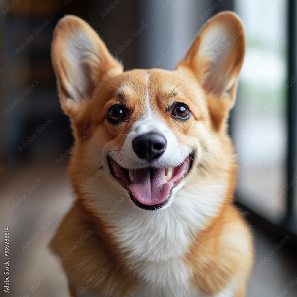 Happy Welsh Corgi. Happy Welsh Corgi.