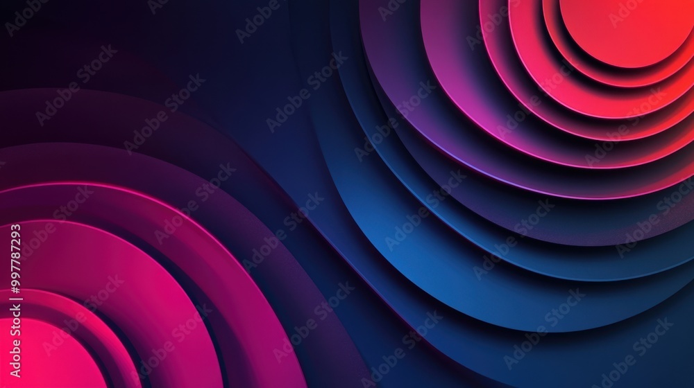 Abstract colorful waves in pink and blue. Abstract colorful waves in pink and blue.
