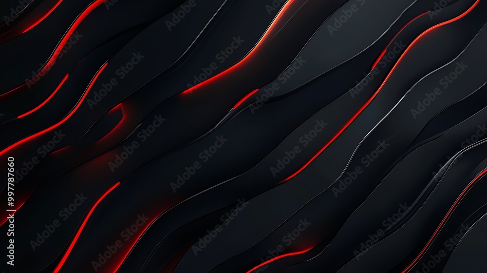 Abstract Black and Red Geometric Design Abstract Black and Red Geometric Design