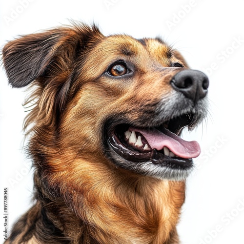 Happy Dog Portrait.