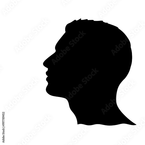 silhouette of a swimmer