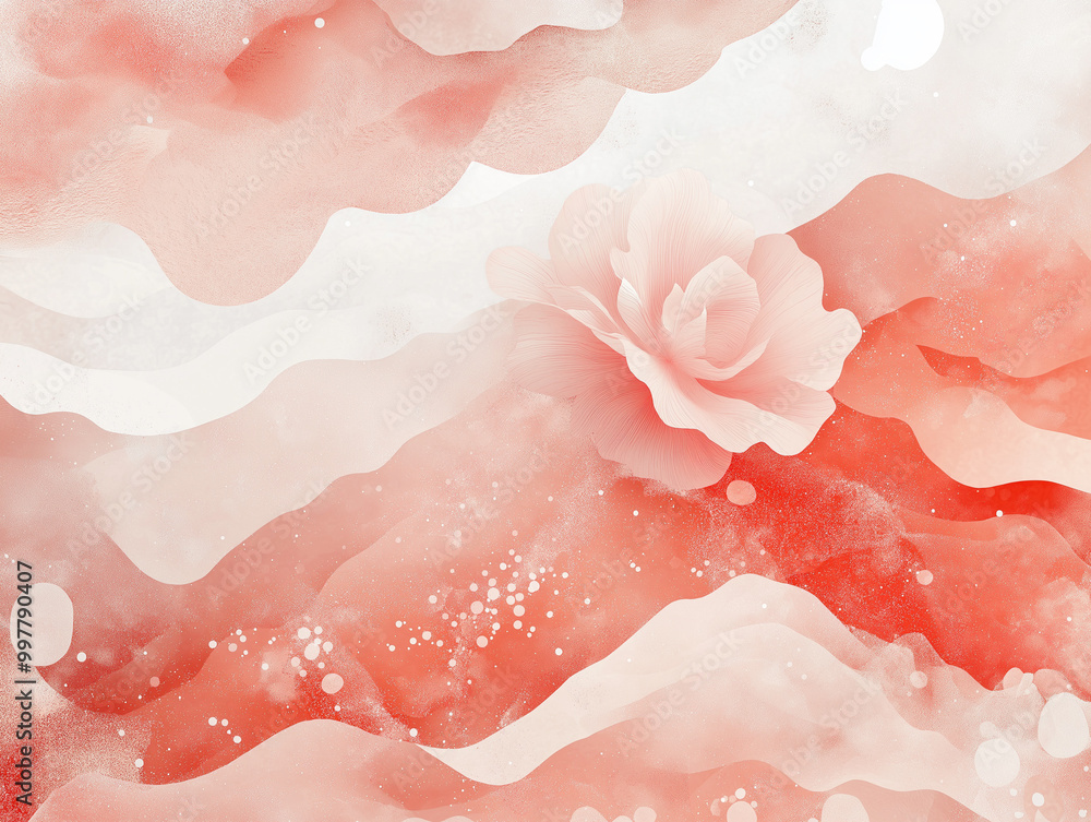 Fototapeta premium A background of friendly illustrative patterns
