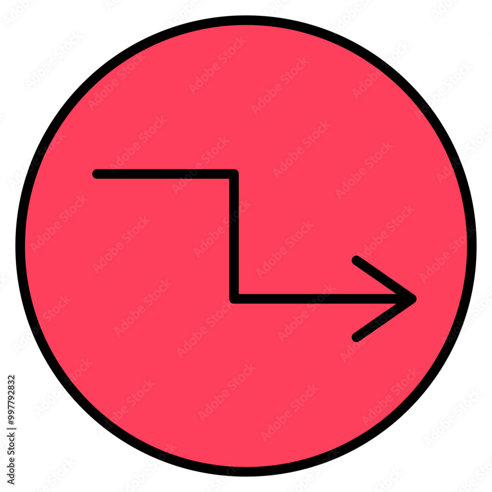 Vector Icon right direction, arrow, sign, side Vector Icon right direction, arrow, sign, side