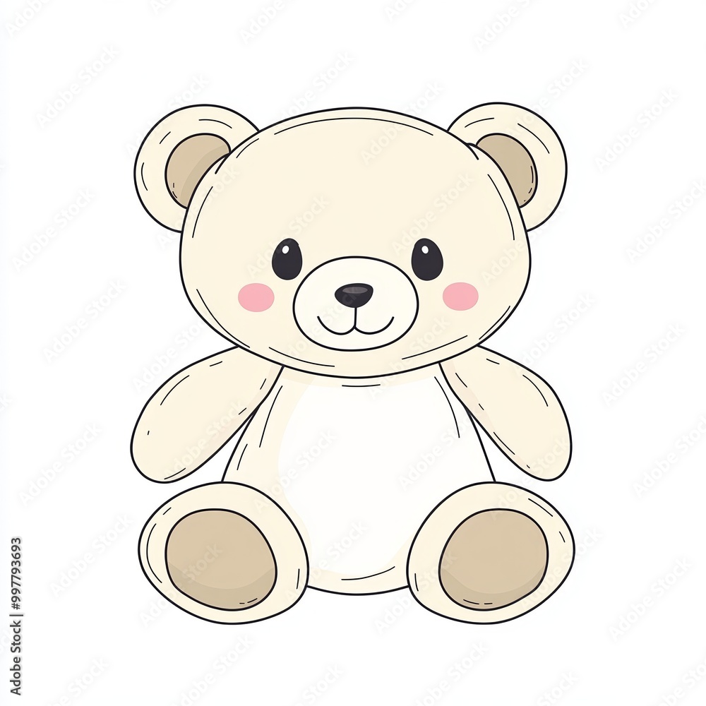 charming bear features a simple yet captivating design, created with pastel colors against a clean white background, evoking warmth and nostalgia charming bear features a simple yet captivating design, created with pastel colors against a clean white background, evoking warmth and nostalgia